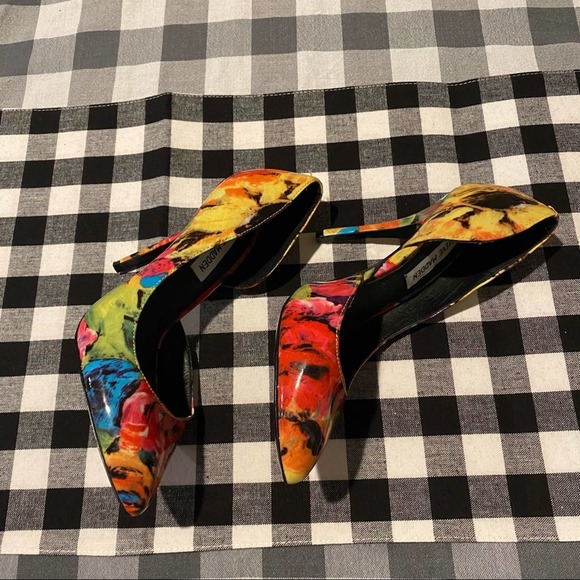 Steve Madden Groovi D'Orsay Floral Pumps Size 7M - Picture 4 of 8
